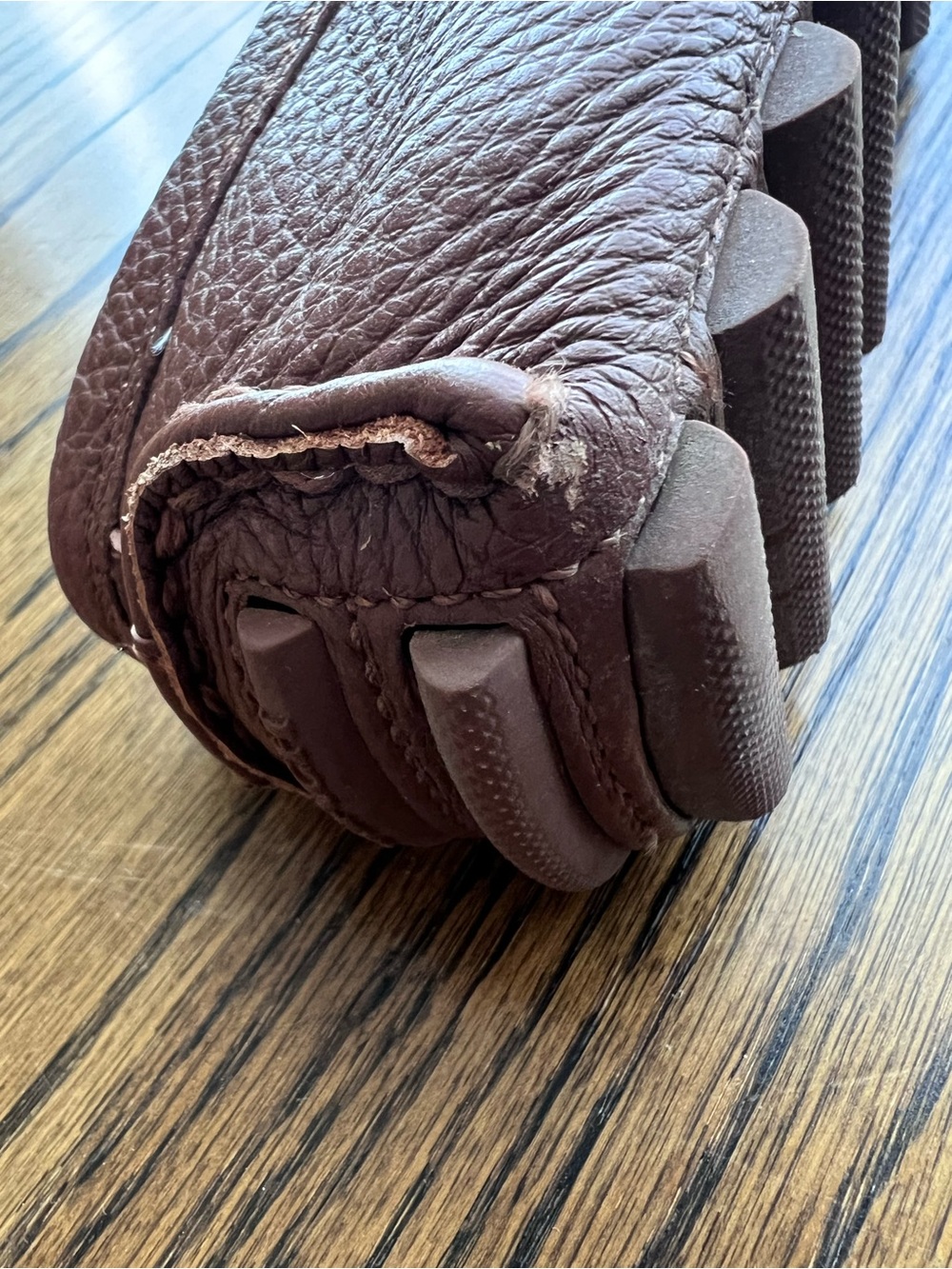 COACH Crosby Driver Brown Pebbled Leather Loafers - Picture 9 of 10